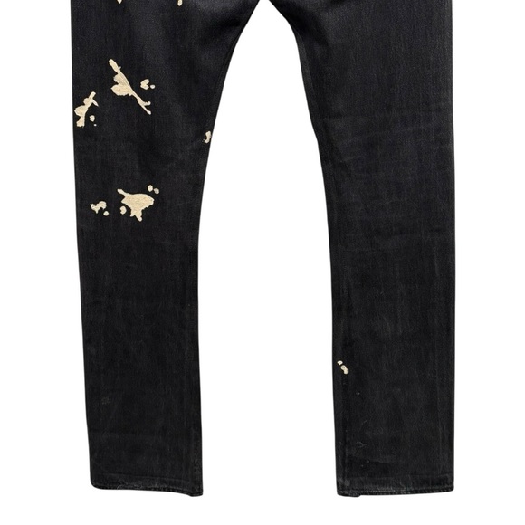 Levi's 511 Paint Splatter Slim Leg Jeans Size 34 - Picture 6 of 8